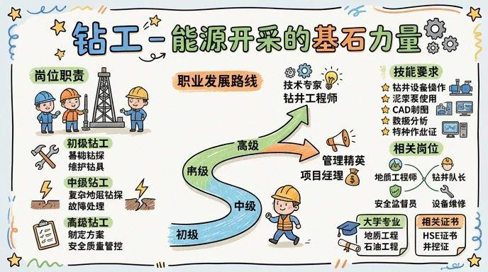 钻工 - 能源开采的基石力量