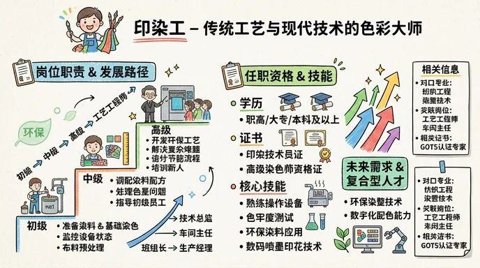 印染工 - 传统工艺与现代技术的色彩大师