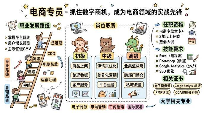 电商专员 - 抓住数字商机，成为电商领域的实战先锋