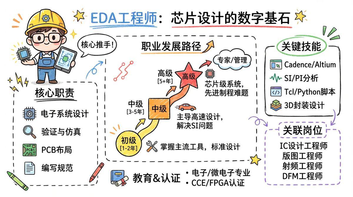 EDA工程师 - 芯片设计的数字基石，半导体行业的核心推手