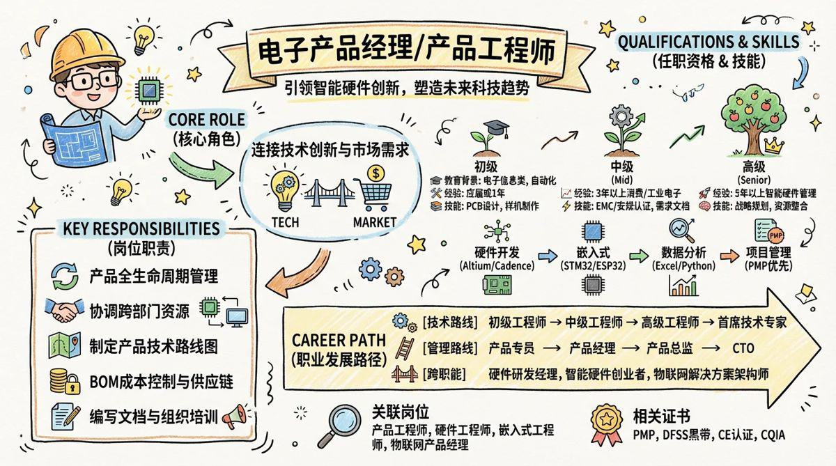 电子产品经理/产品工程师 - 引领智能硬件创新，塑造未来科技趋势