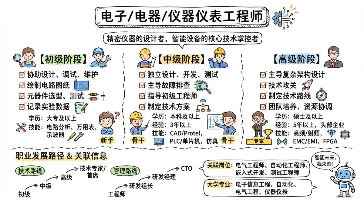 电子/电器/仪器仪表 - 精密仪器的设计者，智能设备的核心技术掌控者