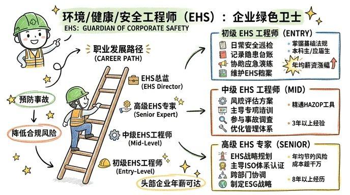 环境/健康/安全工程师（EHS） - 守护企业生命线的绿色卫士