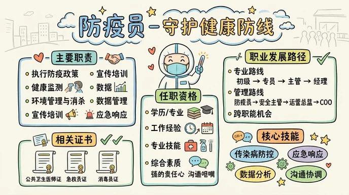 防疫员 - 守护健康防线，筑起安全屏障