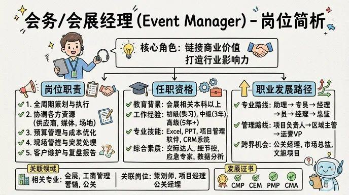 会务/会展经理 - 链接商业价值，打造行业影响力