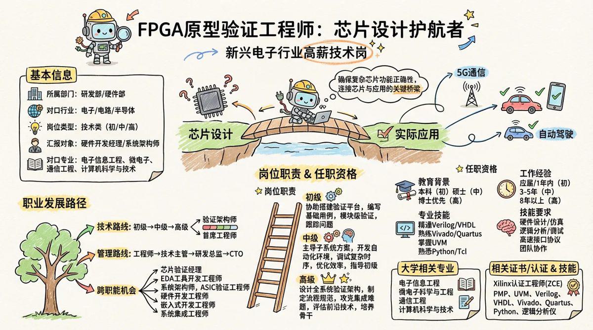 FPGA原型验证工程师 - 芯片设计的护航者，新兴电子行业高薪技术岗