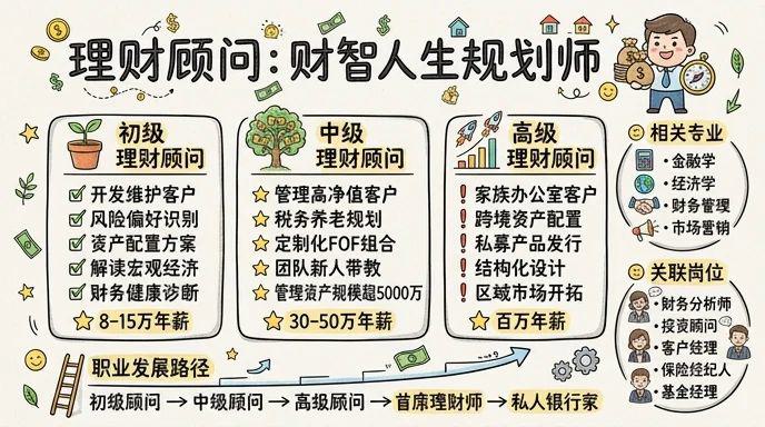 理财顾问 - 财智人生规划师，年薪30万起的职业跳板
