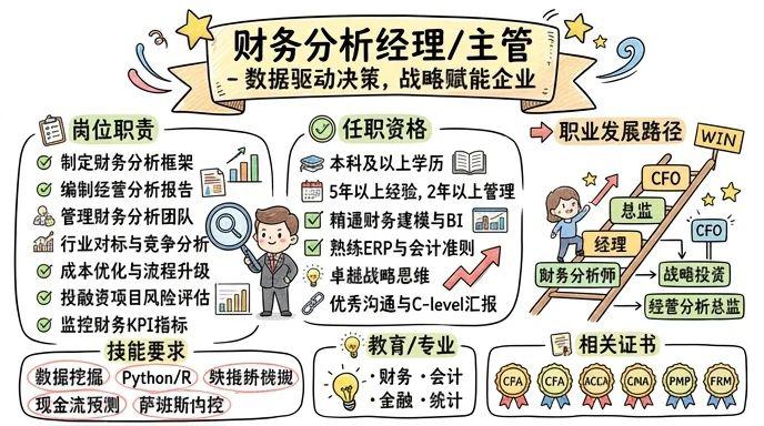 财务分析经理/主管 - 数据驱动决策，战略赋能企业——财务分析领航者