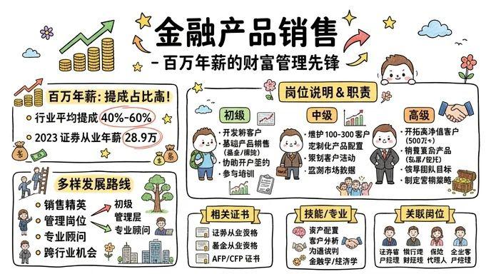 金融产品销售 - 百万年薪的财富管理先锋
