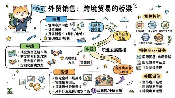 外贸销售 - 全球化商机的开拓者，跨境贸易的桥梁