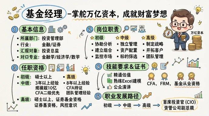基金经理 - 掌舵万亿资本，成就财富梦想