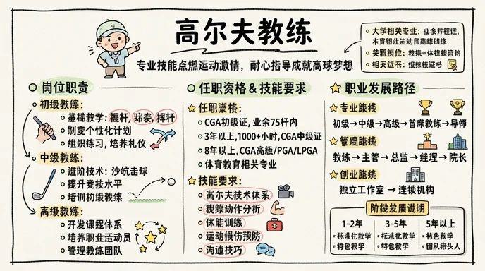高尔夫教练 - 用专业技能点燃运动激情，用耐心指导成就高球梦想