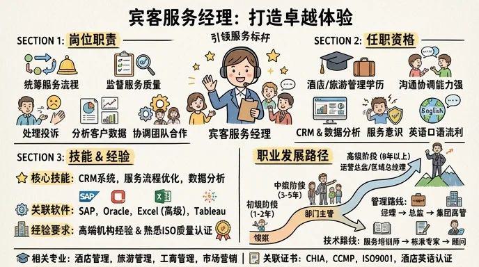 宾客服务经理 - 打造卓越体验，引领服务标杆
