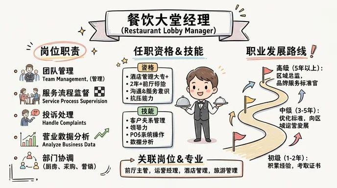餐饮大堂经理 - 引领服务团队，打造五星体验