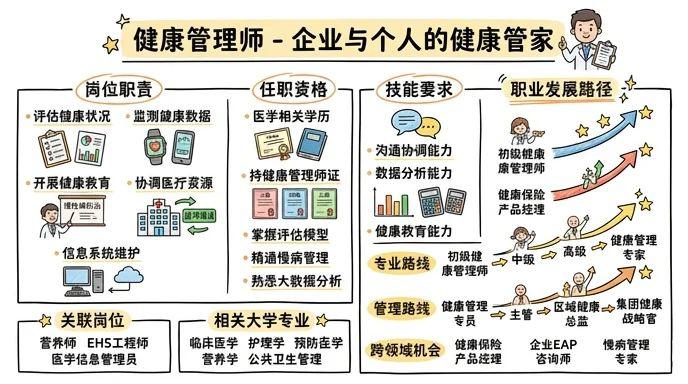 健康管理师 - 健康守护者，企业与个人的健康管家