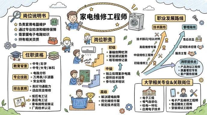 家电维修 - 保障千家万户电器运转的技术工匠