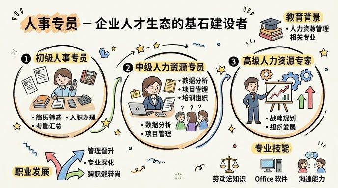 人事专员 - 企业人才生态的基石建设者