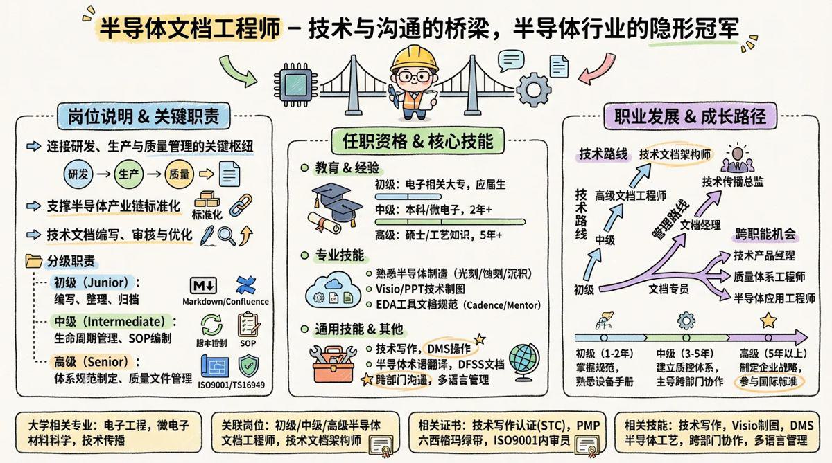 半导体文档工程师 - 技术与沟通的桥梁，半导体行业的隐形冠军