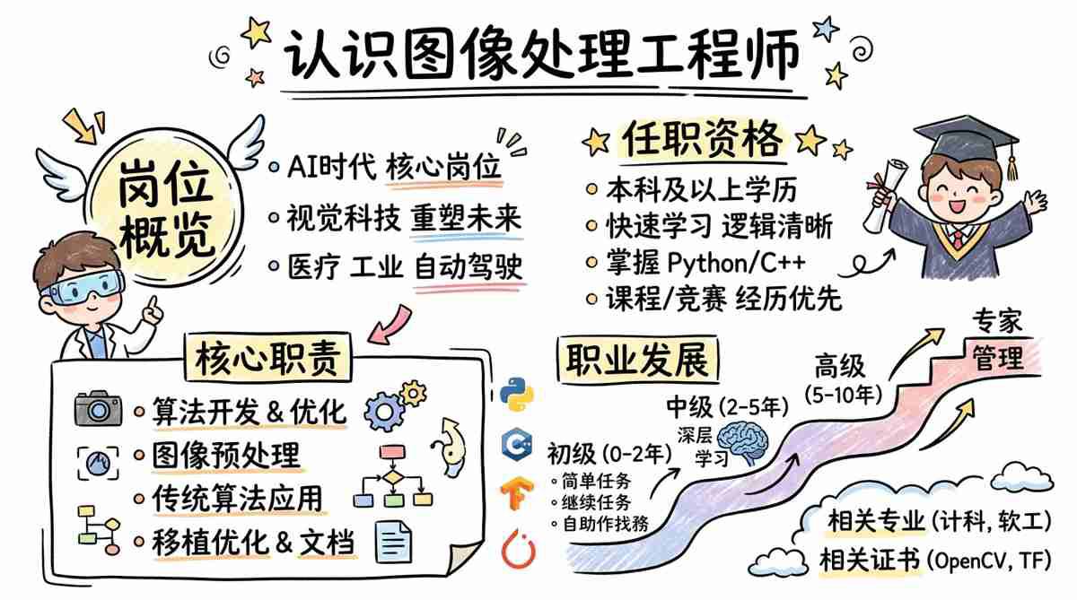 图像处理工程师 - 用视觉科技重塑未来，AI时代核心岗位