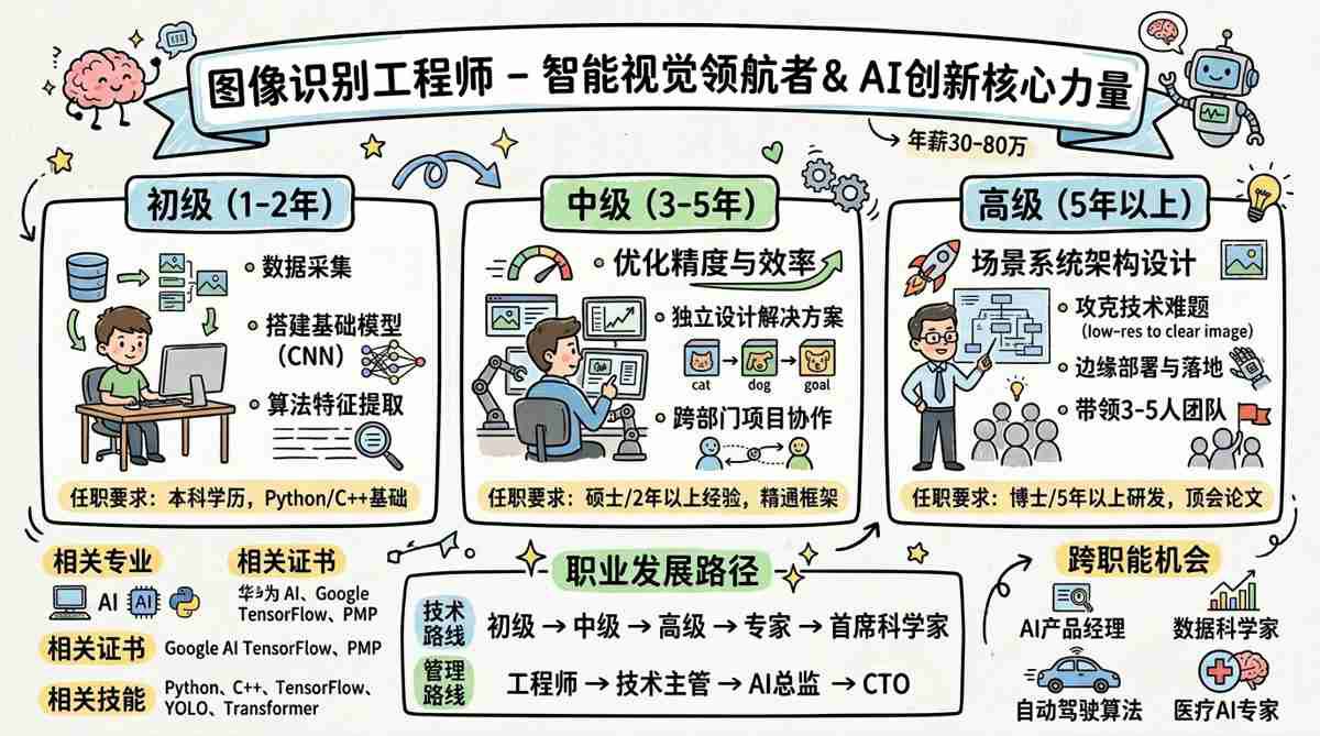 图像识别工程师 - 智能视觉的领航者，AI创新的核心力量