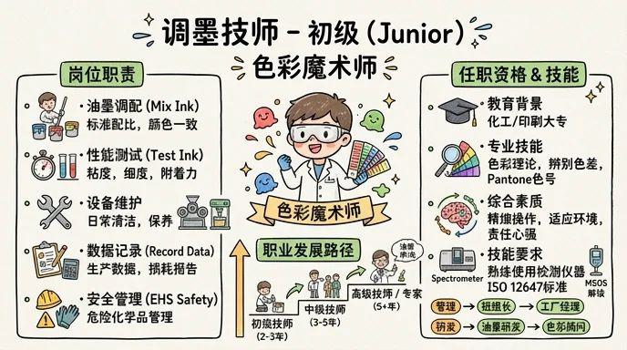 调墨技师 - 色彩魔术师，掌控工业印刷命脉