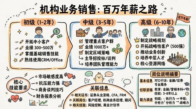 机构业务销售 - 百万年薪的资源开拓者