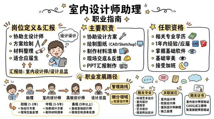室内设计师助理 - 用创意点亮空间，开启设计职业之旅