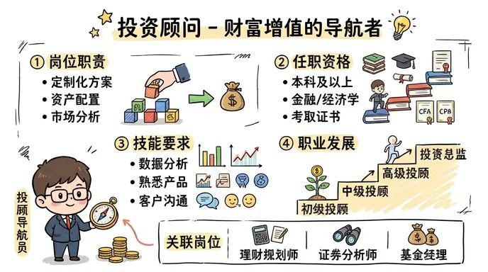 投资顾问 - 财富增值的导航者，年薪百万的成长赛道
