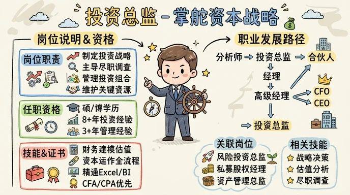 投资总监 - 掌舵资本战略，年入百万的决策者