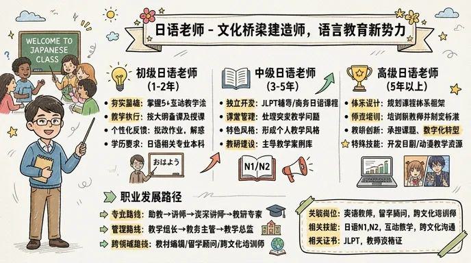 日语老师 - 文化桥梁建造师，语言教育新势力