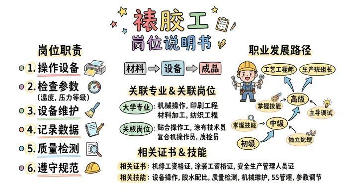 裱胶工 - 精细操作的技术工匠，产品成型的关键环节