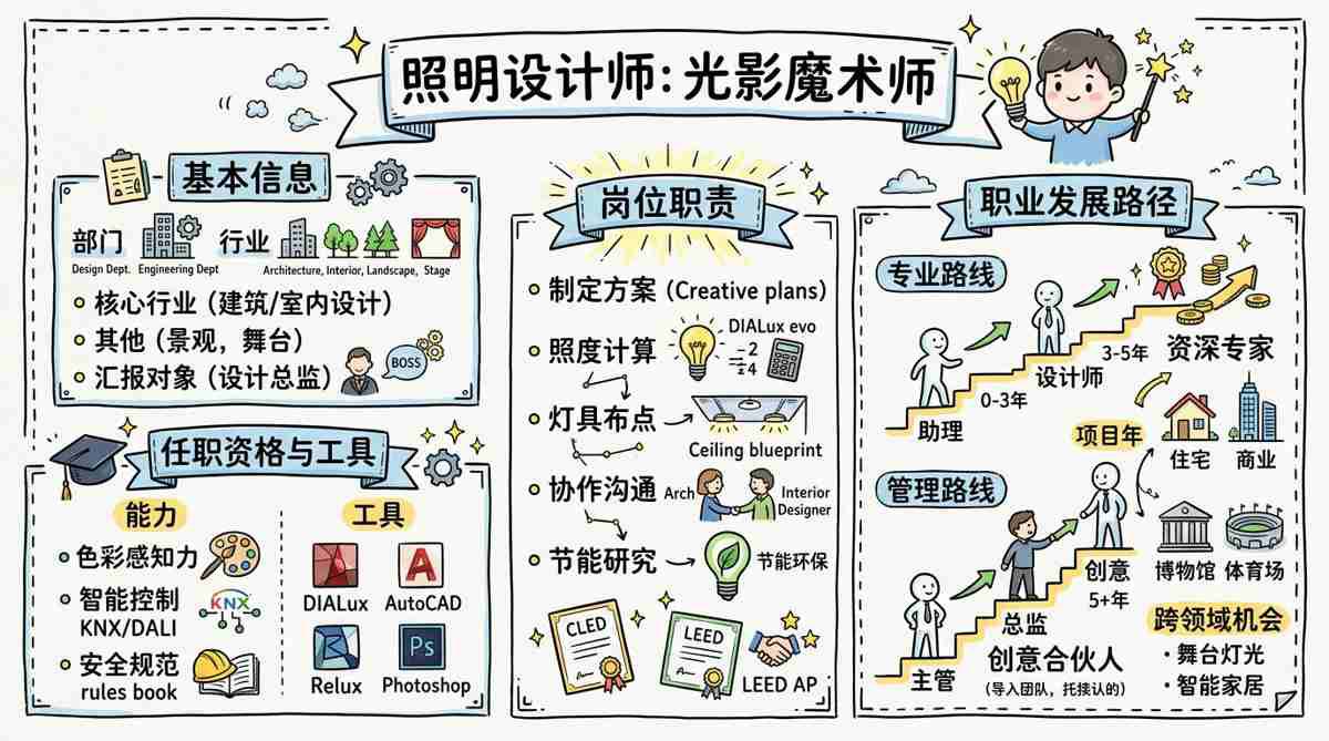 照明设计 - 光影魔术师，打造空间灵魂