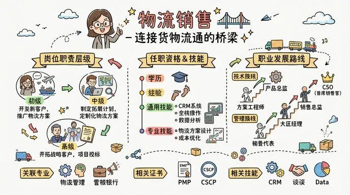 物流销售 - 连接货物流通的桥梁，创造供应链价值的先锋