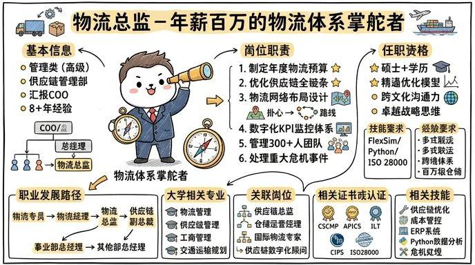 物流总监 - 年薪百万的物流体系掌舵者