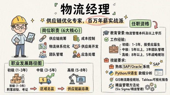 物流经理 - 供应链优化专家，百万年薪的实战派