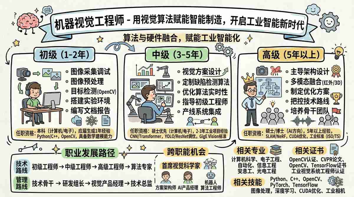 机器视觉工程师 - 用视觉算法赋能智能制造，开启工业智能新时代