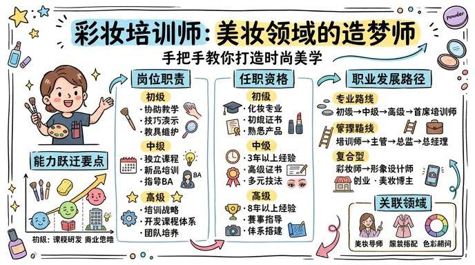 彩妆培训师 - 美妆领域的造梦师，手把手教你打造时尚美学