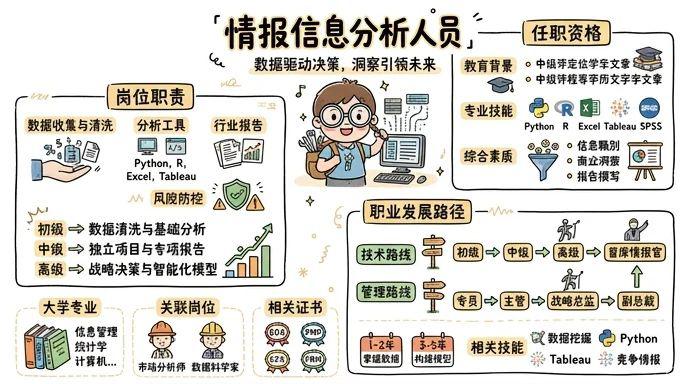 情报信息分析人员 - 数据驱动决策，洞察引领未来