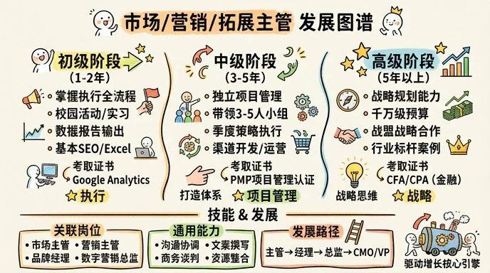 市场/营销/拓展主管 - 驱动增长的核心引擎，年薪30万起的实战型管理岗