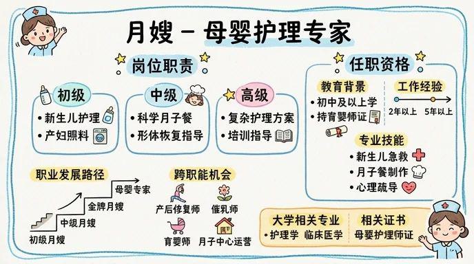 月嫂 - 母婴护理专家，产后黄金期守护者
