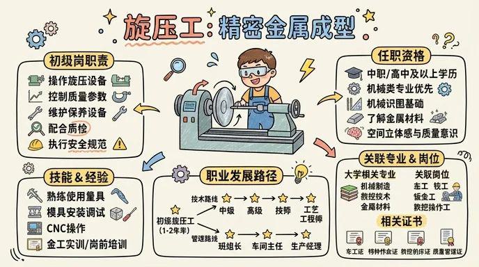 旋压工 - 精密金属成型，智造未来核心部件