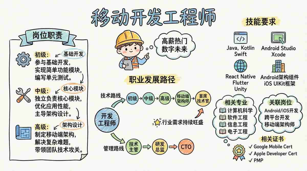 移动开发 - 高薪热门的数字未来岗位