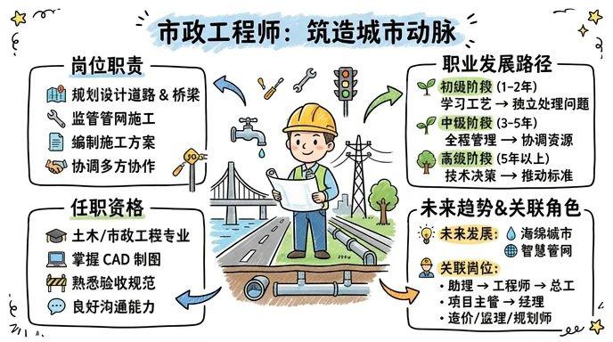 市政工程师 - 筑造城市动脉，赋能智慧未来