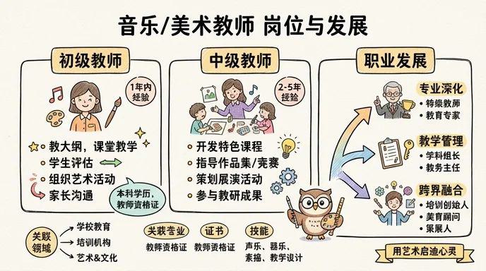 音乐/美术教师 - 用艺术启迪心灵，用专业成就未来