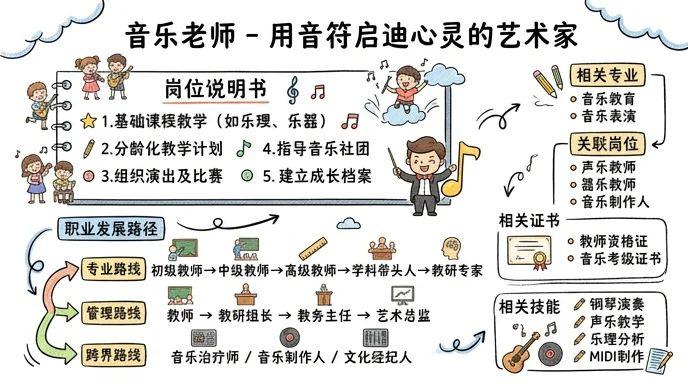 音乐老师 - 用音符启迪心灵的艺术家