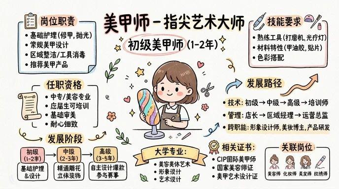 美甲师 - 指尖艺术大师，引领时尚潮流