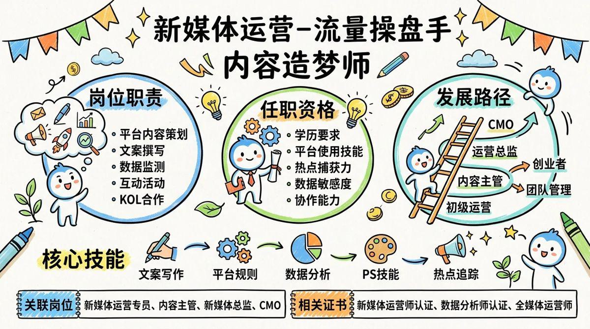 新媒体运营 - 流量操盘手，内容造梦师：玩转百万级流量池