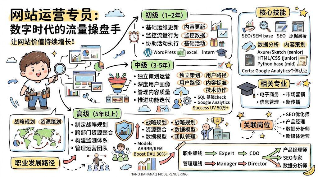 网络推广总监 - 流量变现专家，掌舵企业线上增长引擎