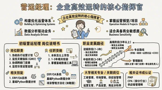 营运经理 - 企业高效运转的核心指挥官