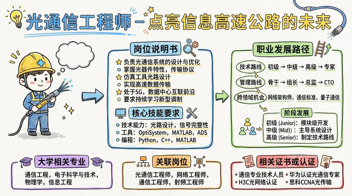 光通信工程师 - 点亮信息高速公路的未来